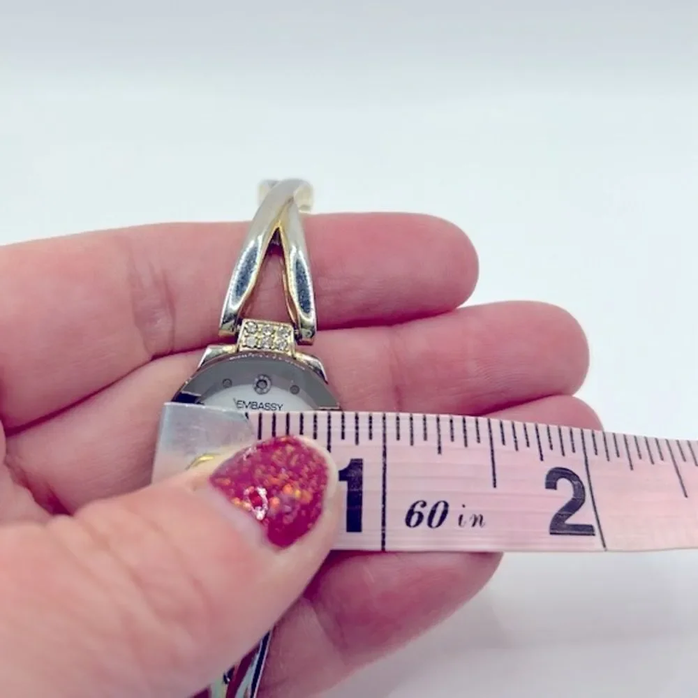 Working! Ladies Vintage Embassy Dainty Twist Band Watch